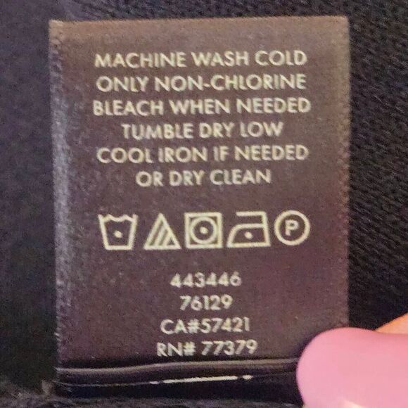 Talbots Womens Knit Button Detail Short Sleeve Blouse Top Navy Blue Size Large - Picture 6 of 7